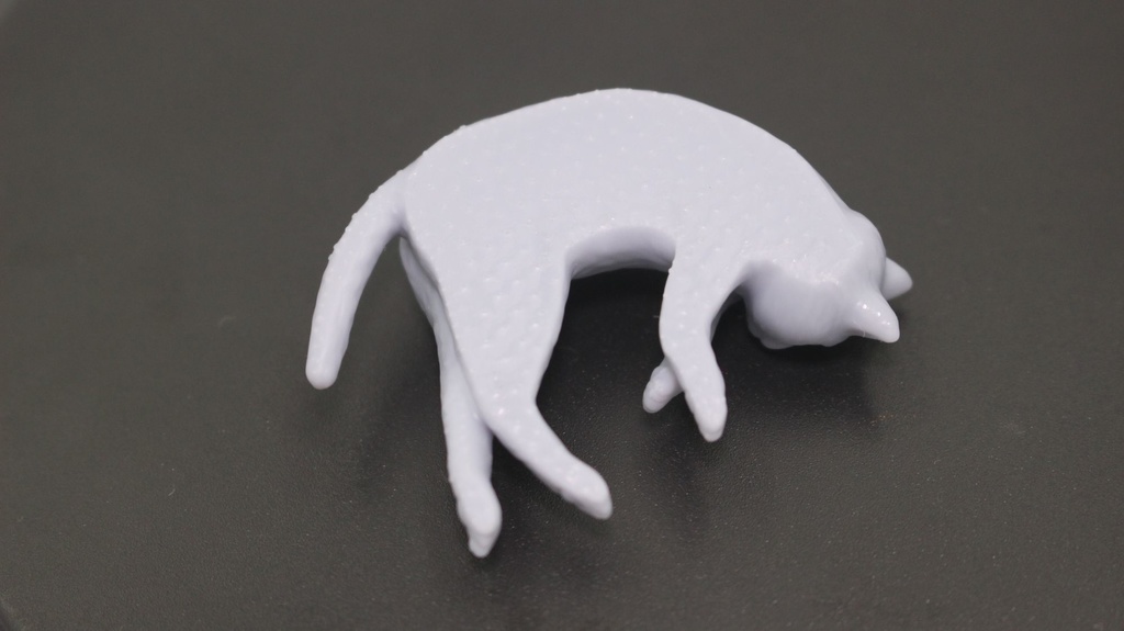 1/12用 横たわる猫 3匹セット【ジオラマ用小物】