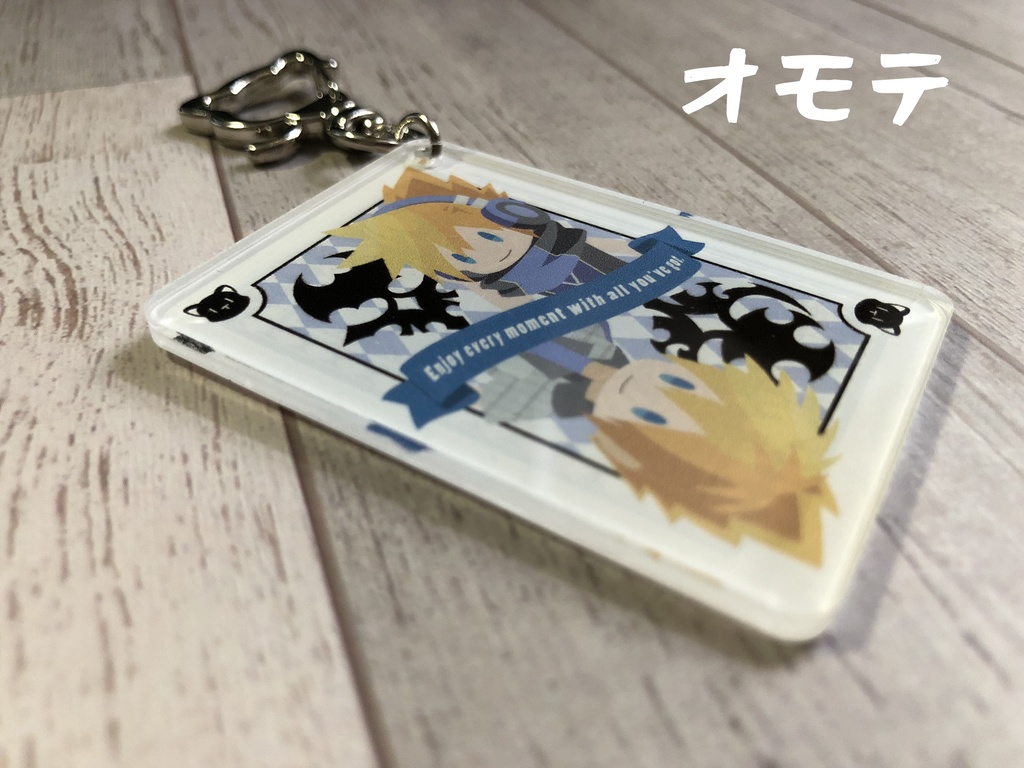 両面アクリルキーホルダー