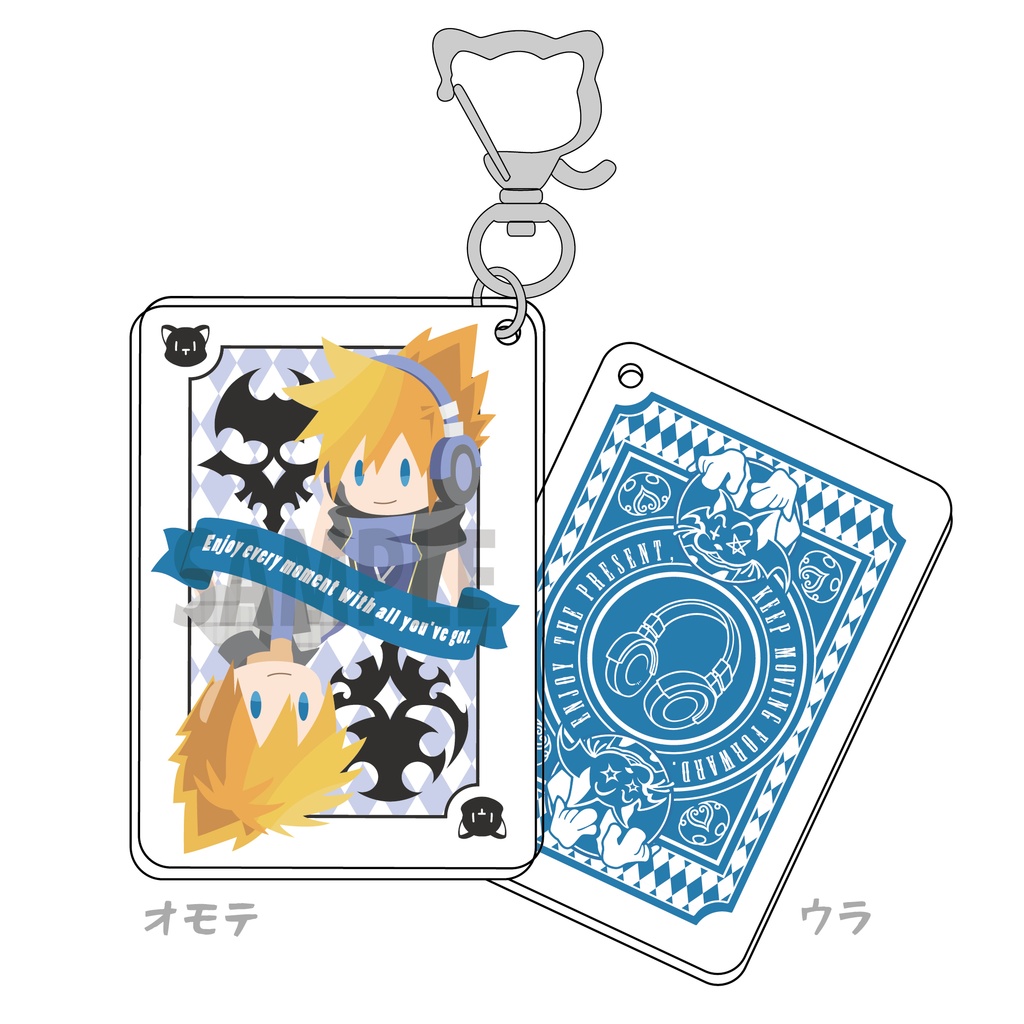 両面アクリルキーホルダー