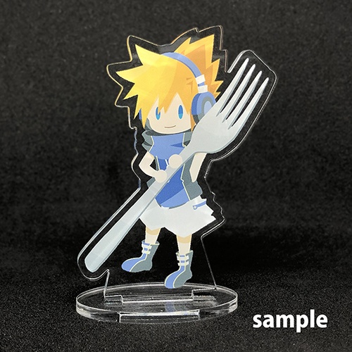7cmアクリルスタンド 立ち姿・フォーク
