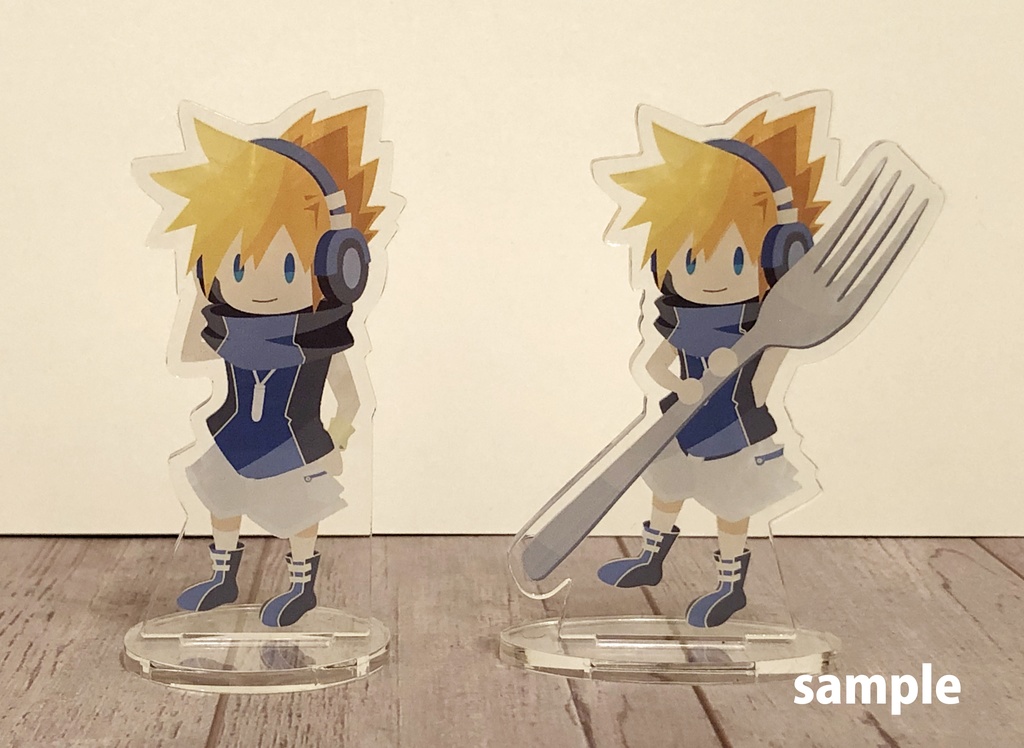 7cmアクリルスタンド 立ち姿・フォーク
