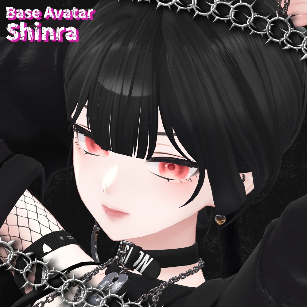 【16アバター対応】💀眼力が欲しいか?💀punky eye texture