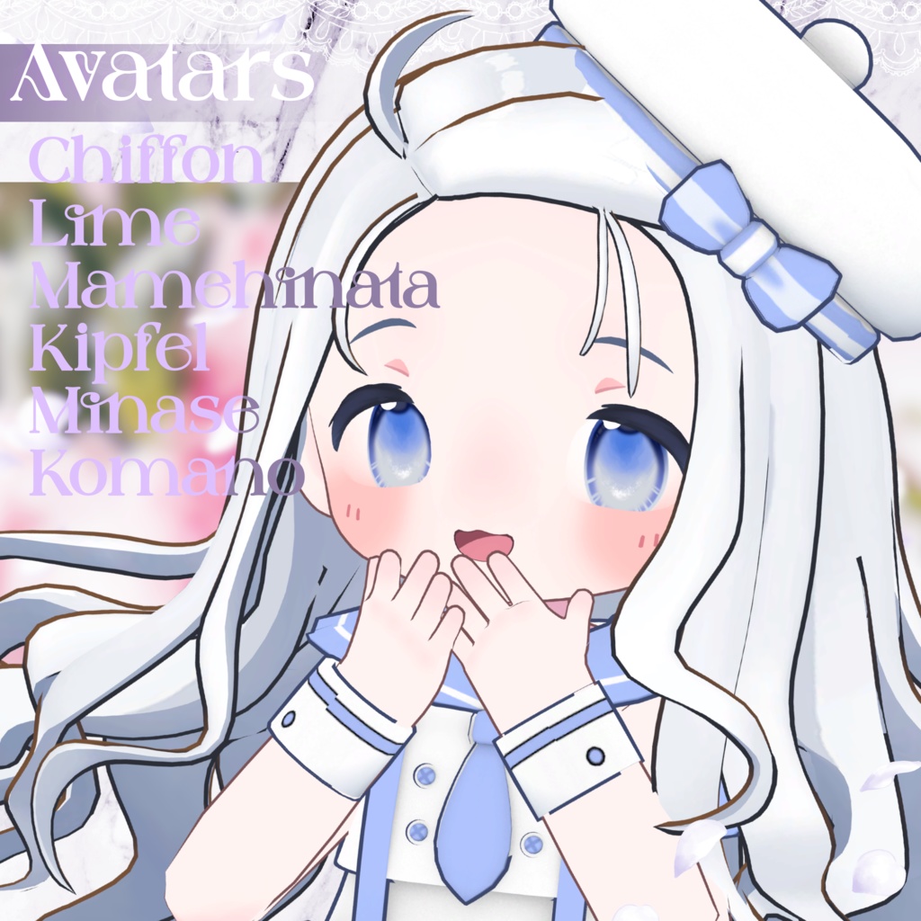 【25アバター対応】💐Floral Dew eye texture💐(2 types!)