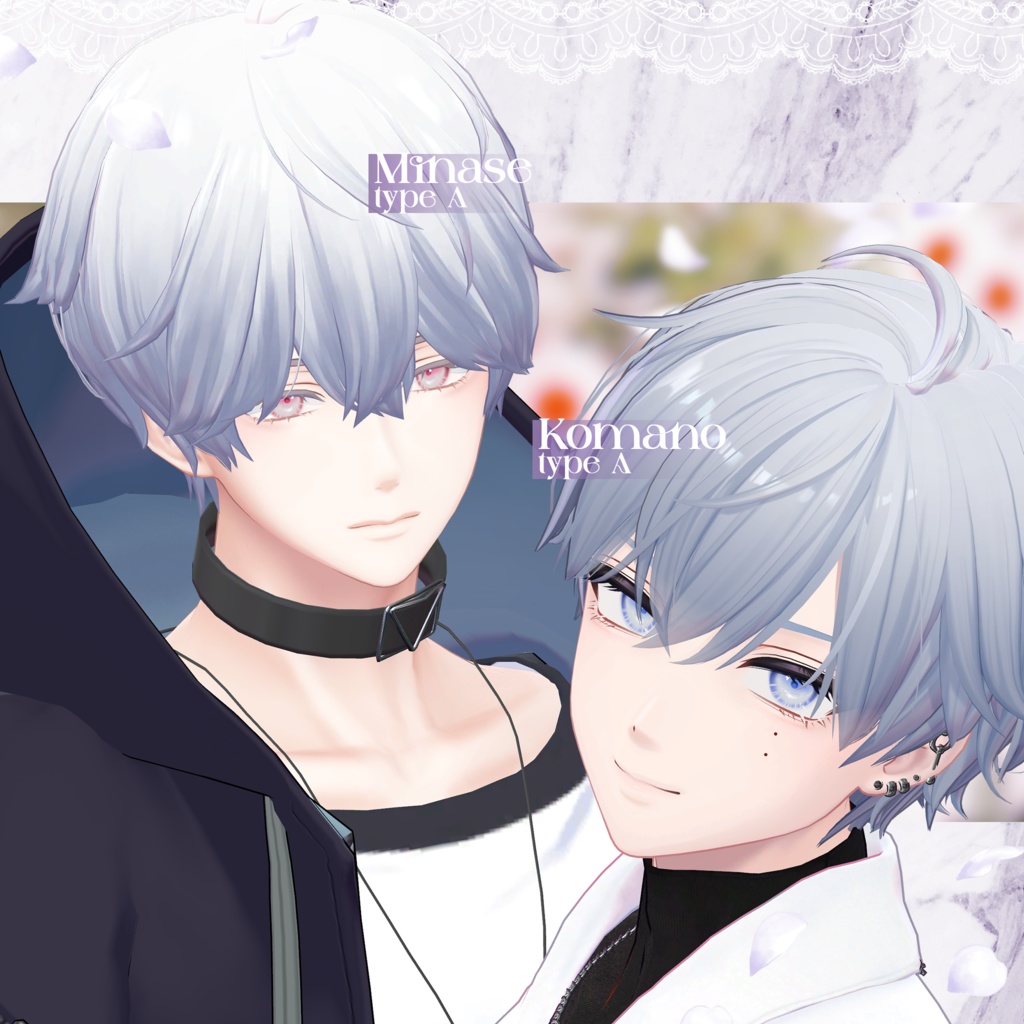 【25アバター対応】💐Floral Dew eye texture💐(2 types!)