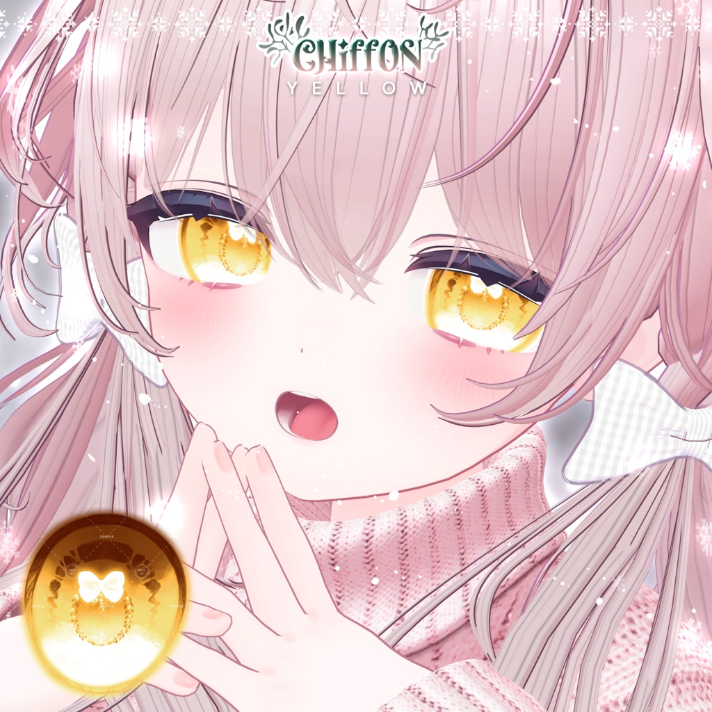 【12アバター対応】🌿Mistletoe eye texture🌿