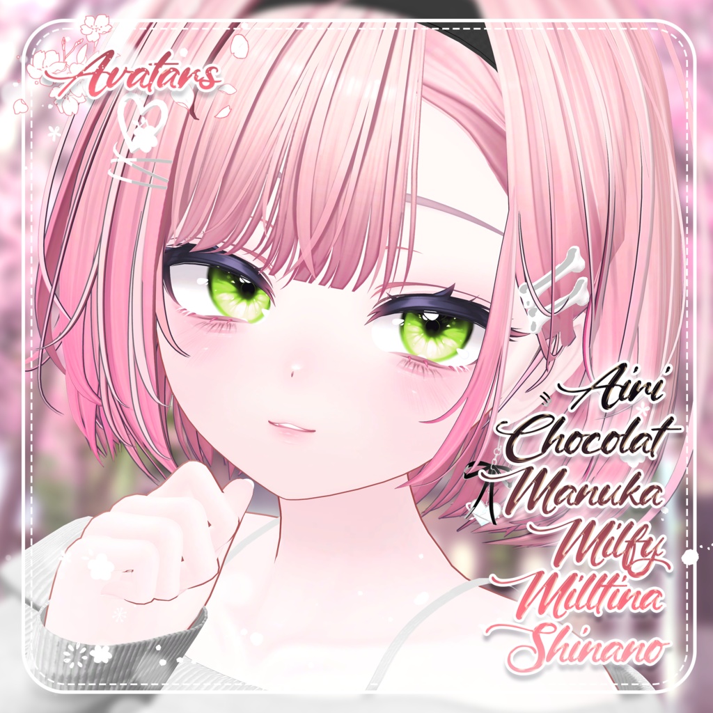 【17アバター対応】🌸Blooming eye texture🌸