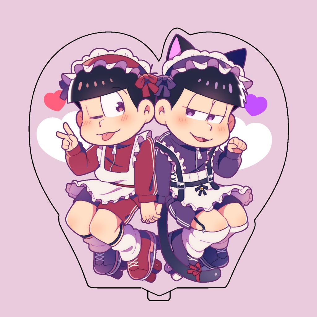 【おそ一】ジャージメイドおそ一両面アクリルスタンド