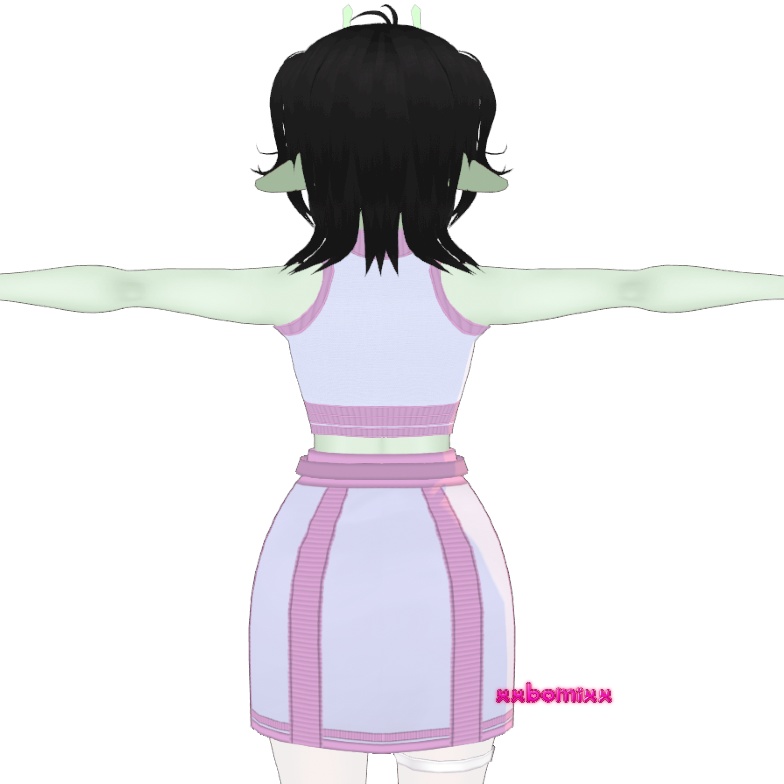 《 VRoid 》Pink Star Set