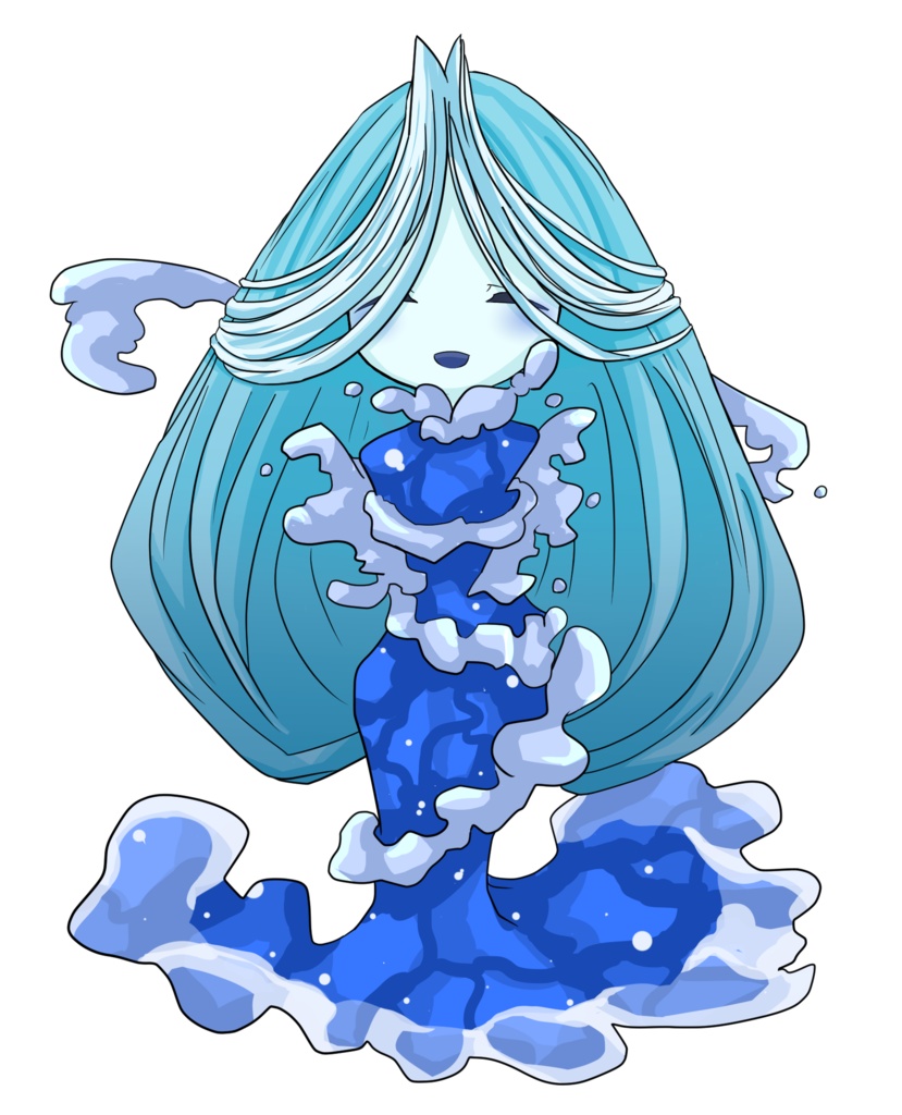 海底に発生する波の精霊【神秘シリーズ7】