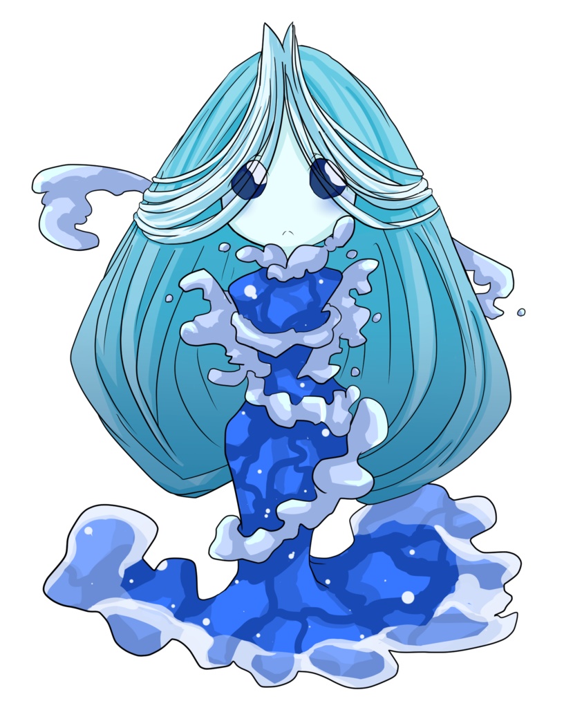 海底に発生する波の精霊【神秘シリーズ7】