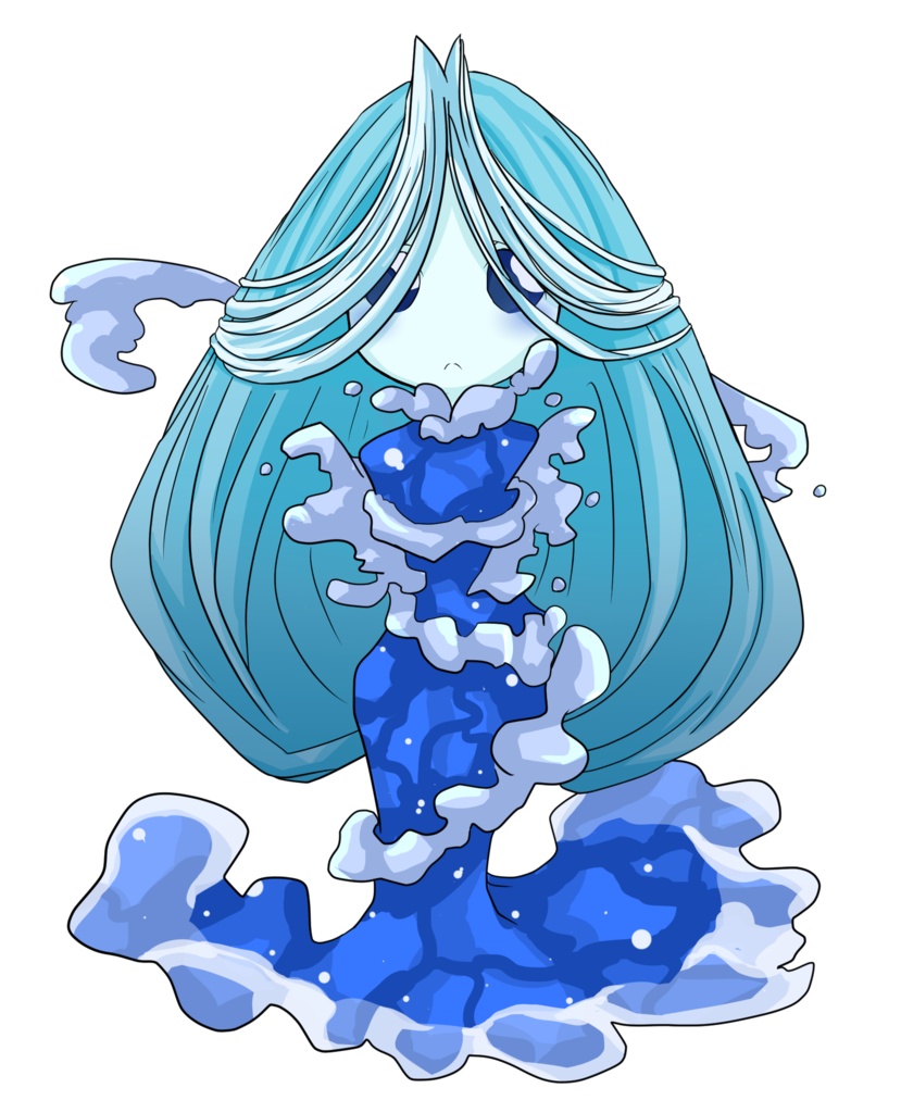 海底に発生する波の精霊【神秘シリーズ7】