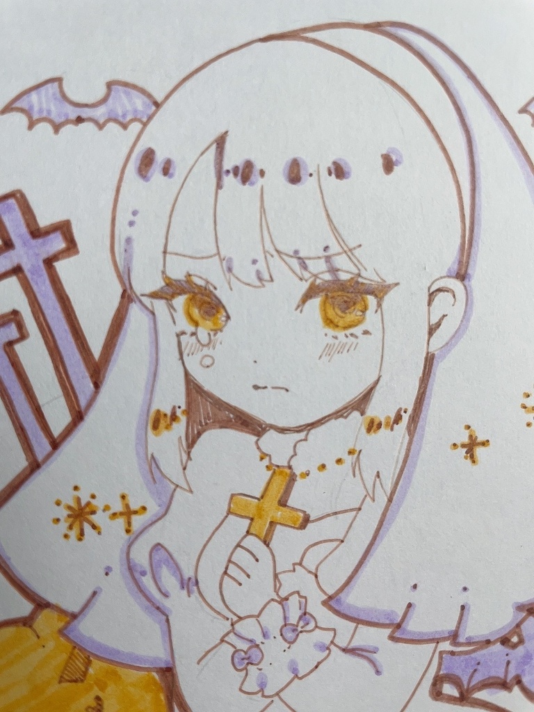 【手書き色紙】泣き虫シスター