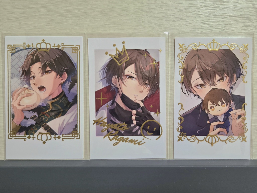 【非公式】加賀美ハヤト チェキ風カード 3点セット