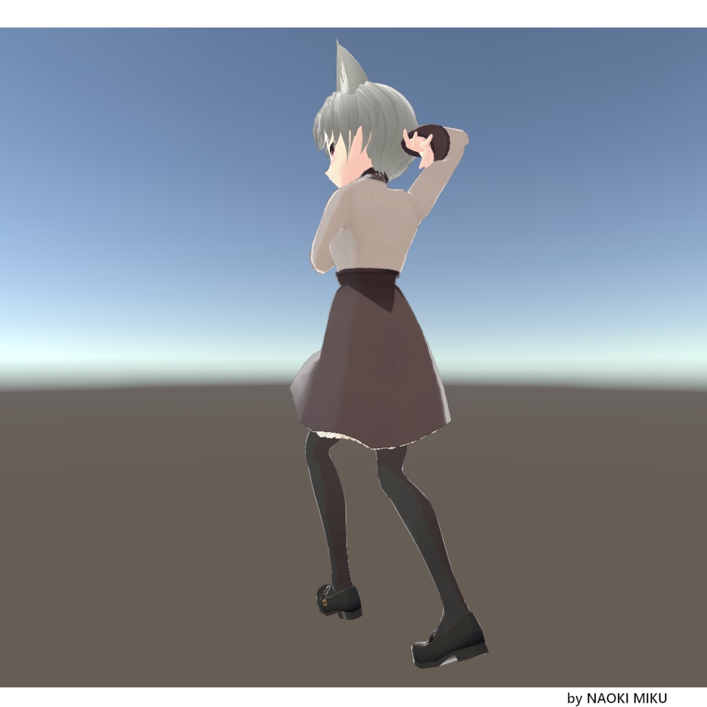 【無料】Unity グッバイ宣言しそうなポーズ