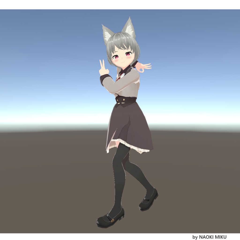 【無料】Unity グッバイ宣言しそうなポーズ