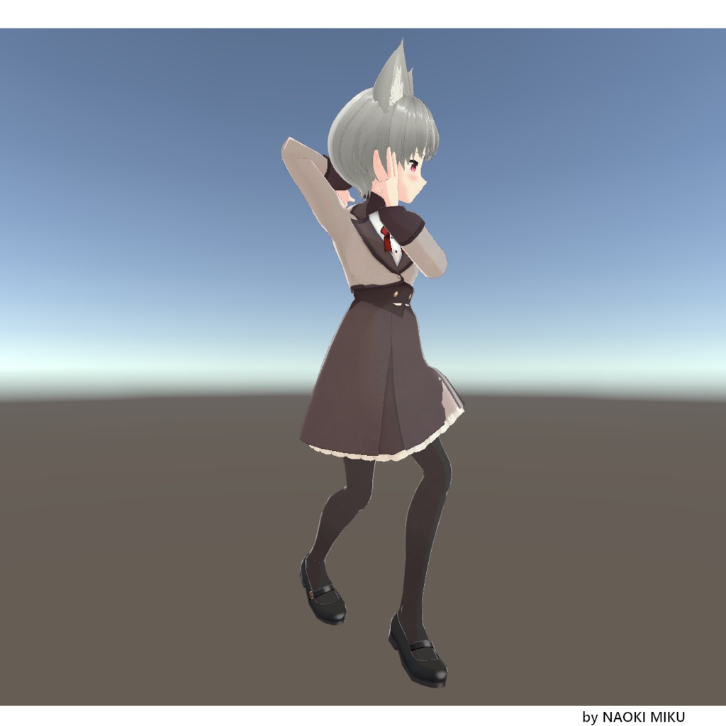 【無料】Unity グッバイ宣言しそうなポーズ