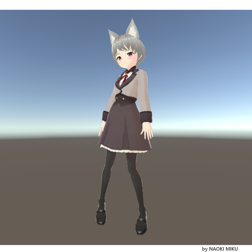 【無料】Unity 初音ミク風 ポーズ