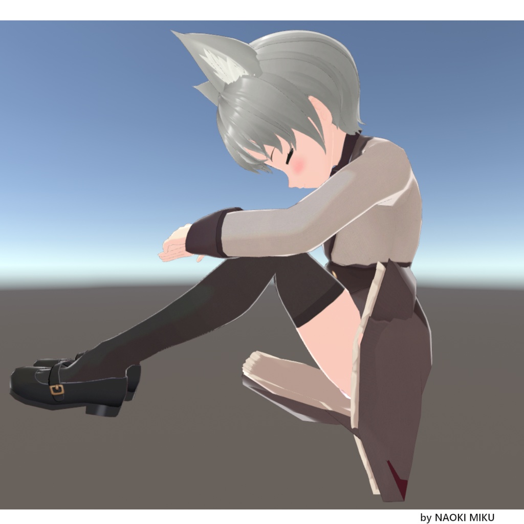 【無料】Unity 体育座り ポーズ