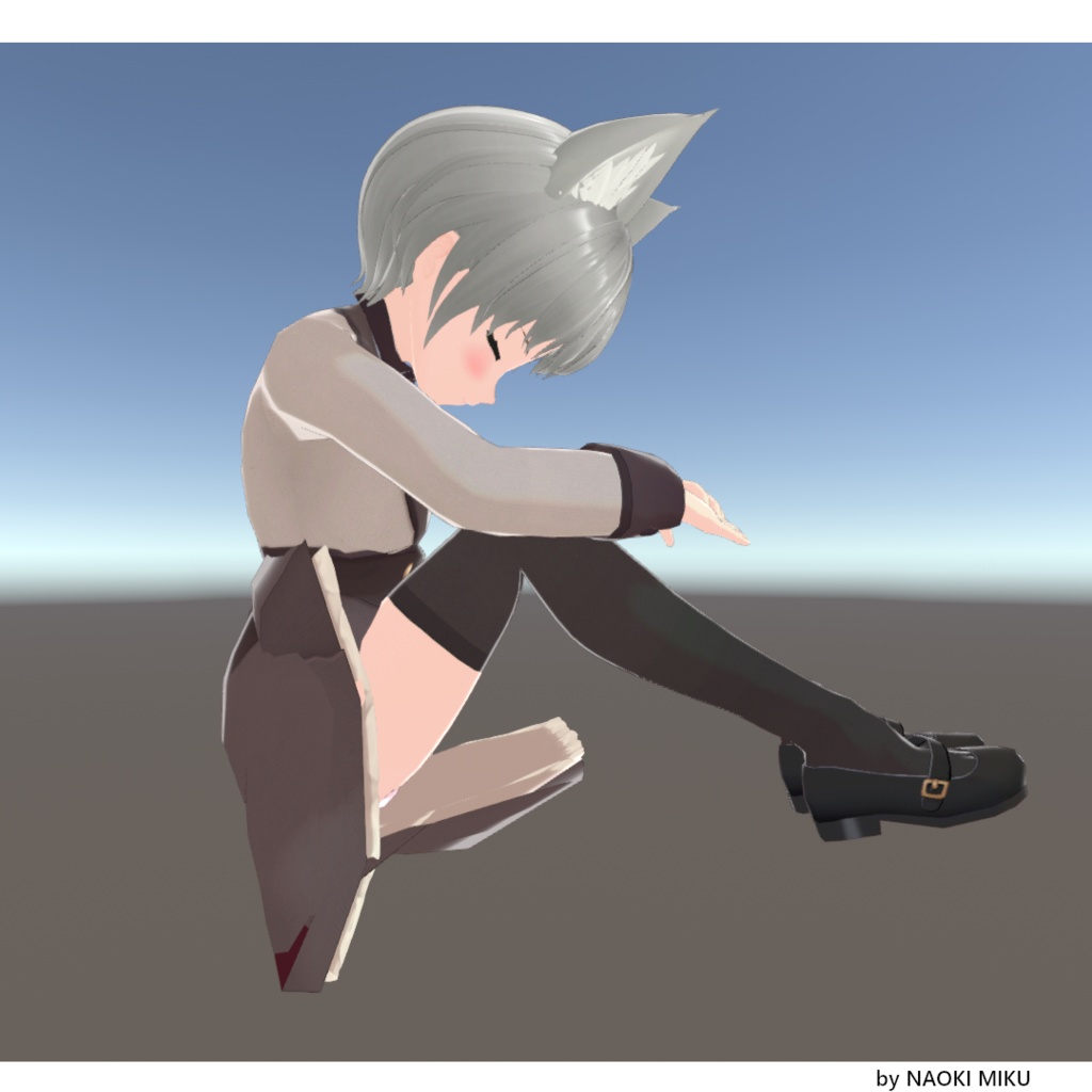 【無料】Unity 体育座り ポーズ