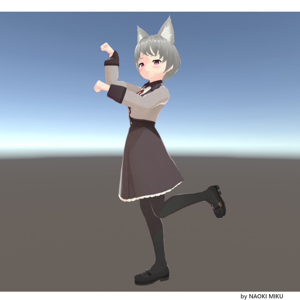 Unity にゃんにゃん ポーズ
