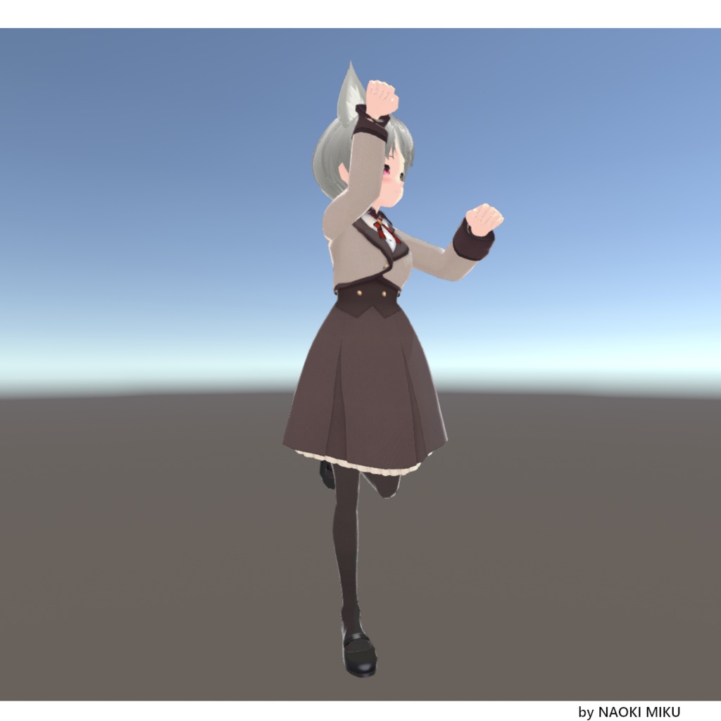 Unity にゃんにゃん ポーズ