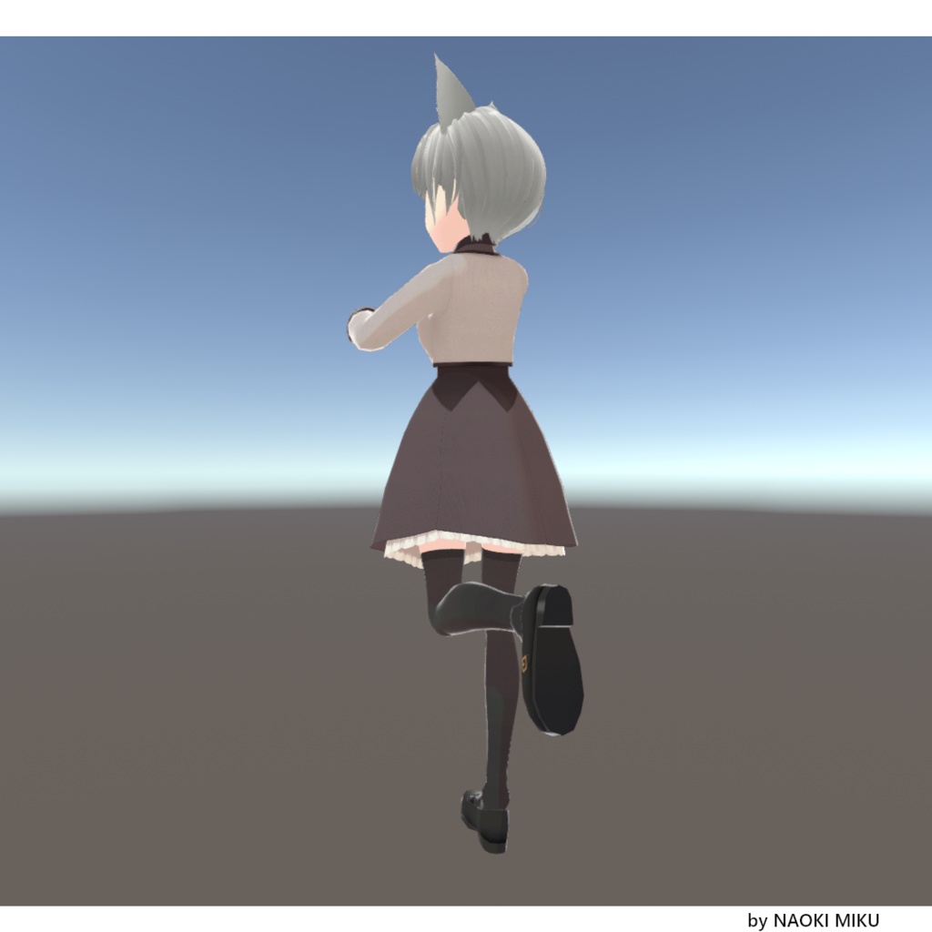 Unity にゃんにゃん ポーズ