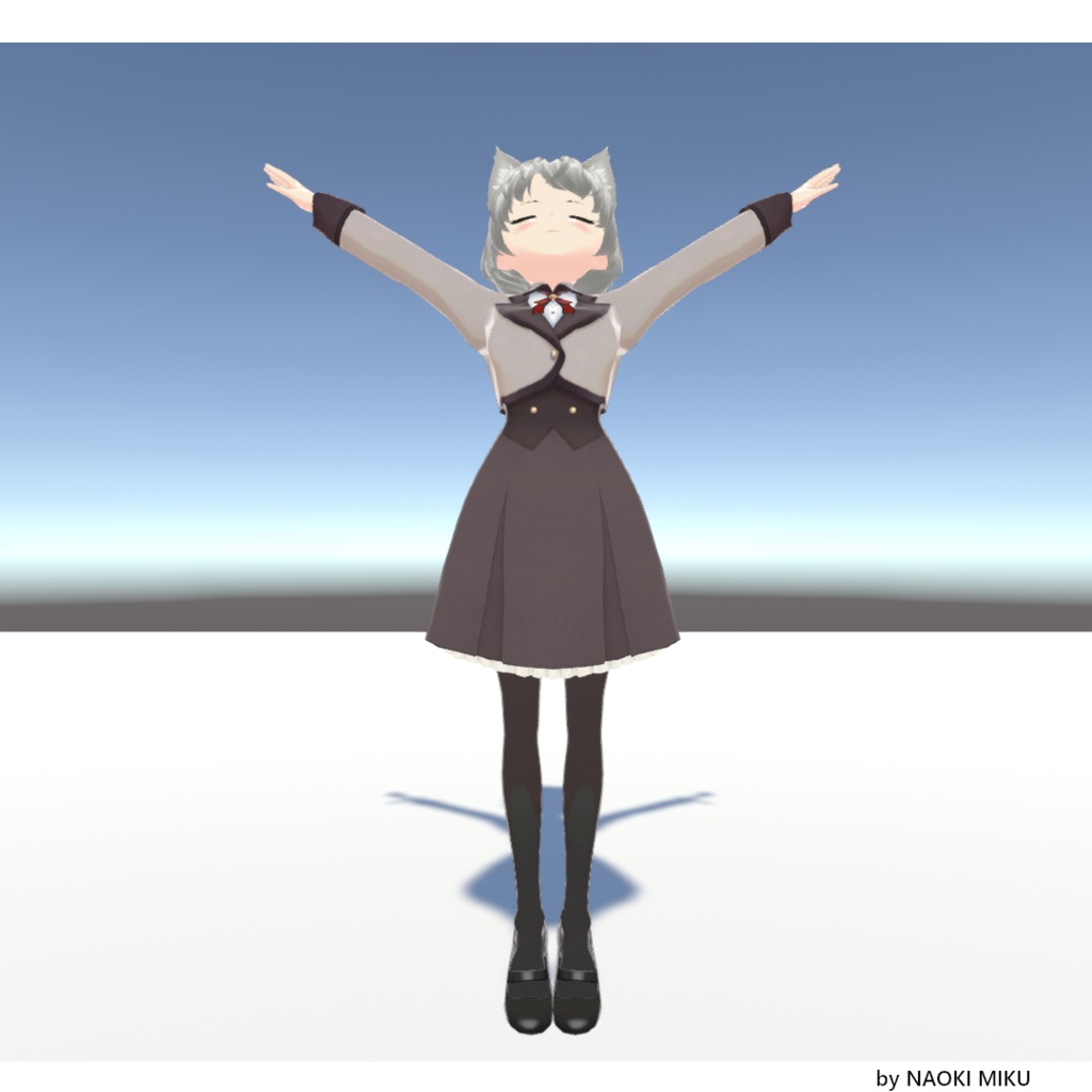 【無料】Unity 太陽万歳 風 ポーズ