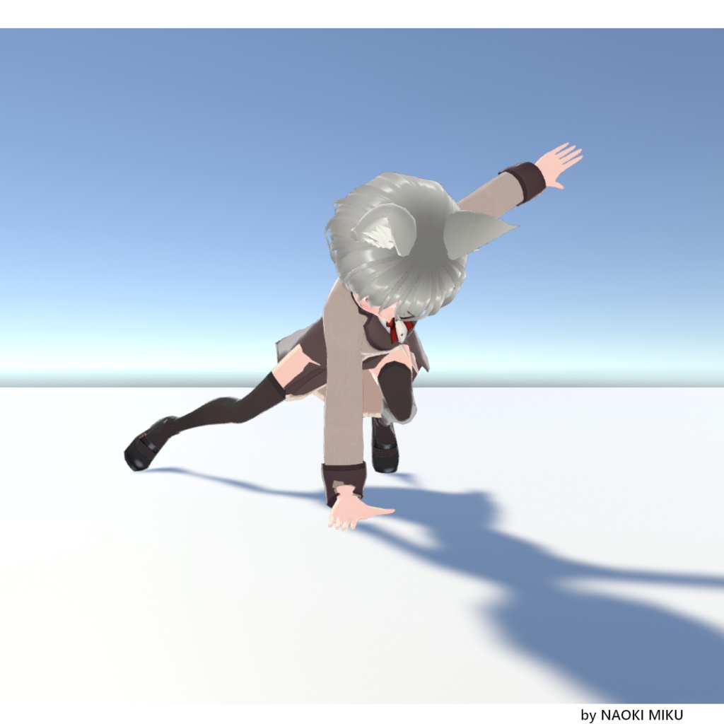 【無料】Unity ヒーロー着地 ポーズ