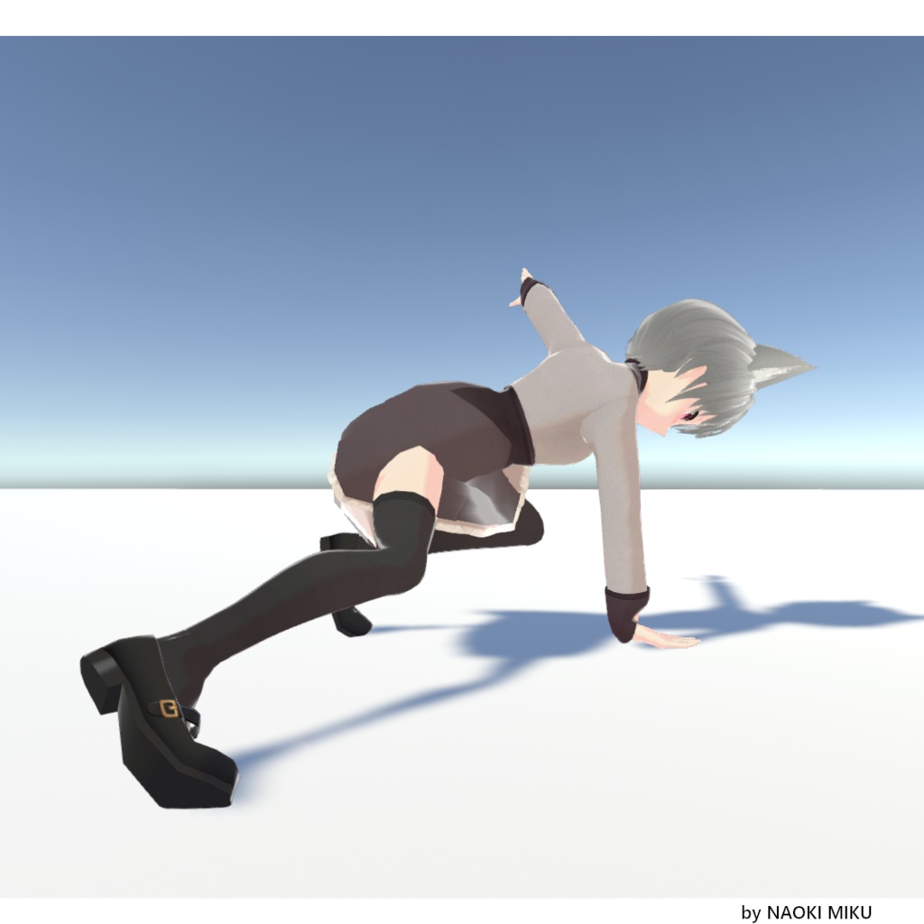 【無料】Unity ヒーロー着地 ポーズ