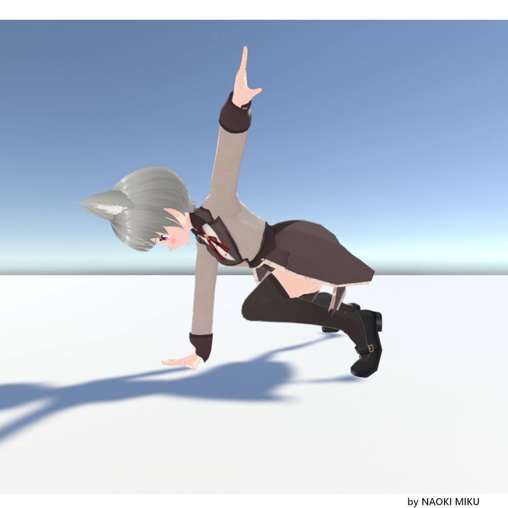 【無料】Unity ヒーロー着地 ポーズ