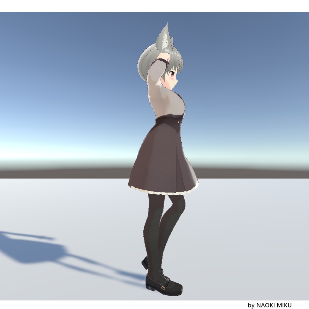 【無料】Unity リコリスリコイル - 井ノ上たきな ポーズ