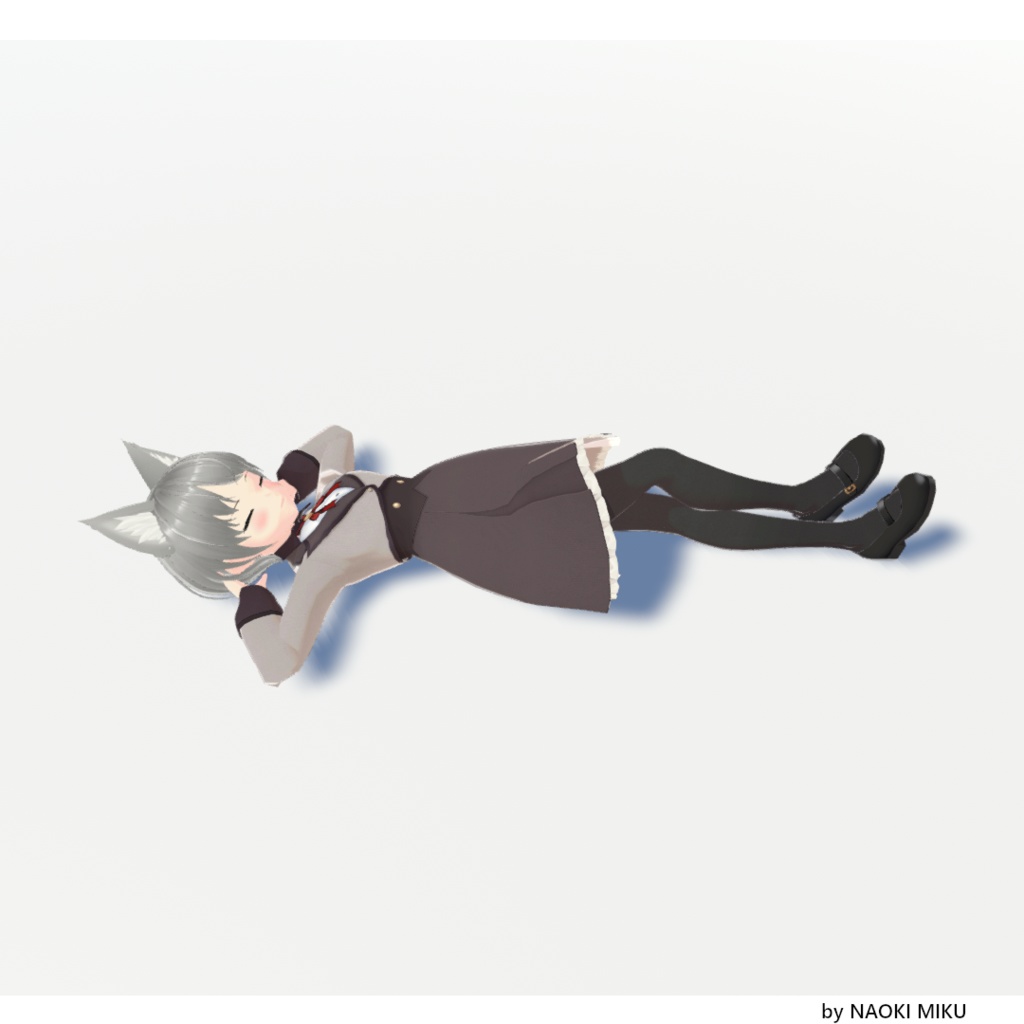 【無料】Unity ごろ寝 ポーズ