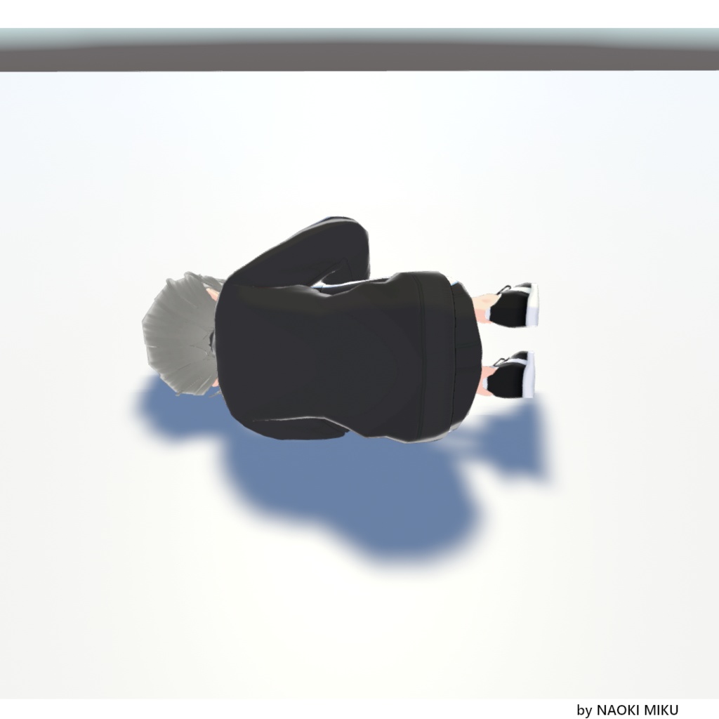 【無料】Unity 丸まって寝る ポーズ