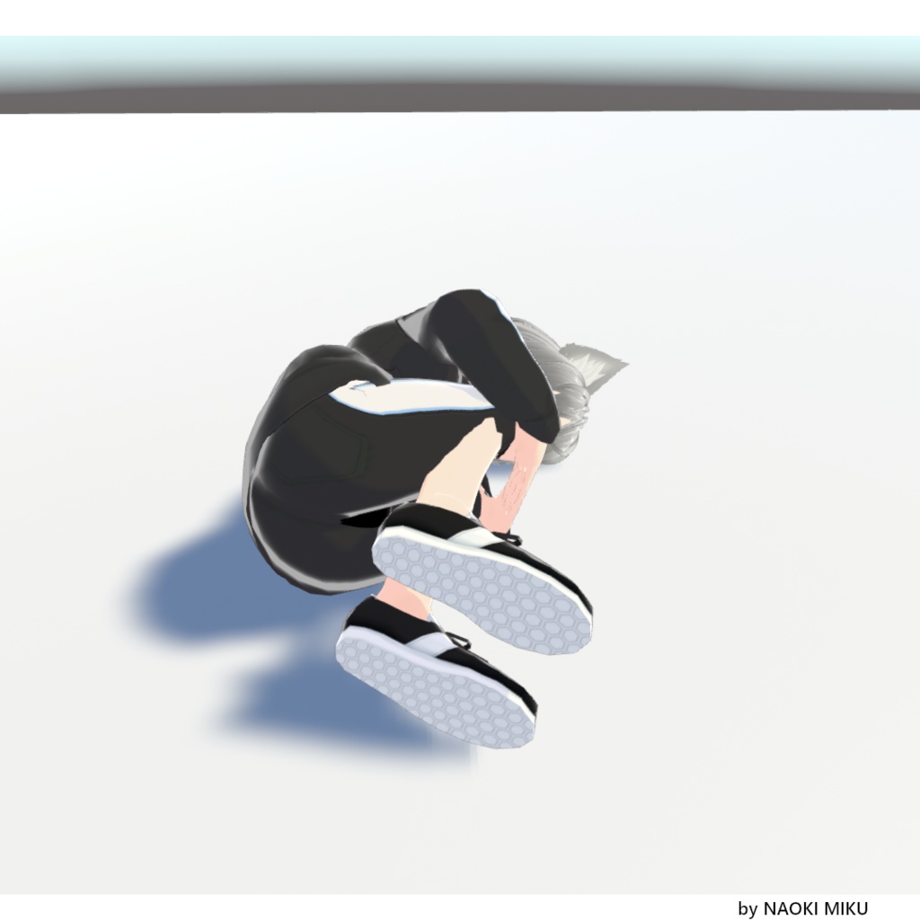 【無料】Unity 丸まって寝る ポーズ