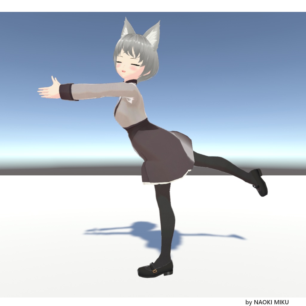 【無料】Unity リコリスリコイル - たきなの「さかなー」 ポーズ