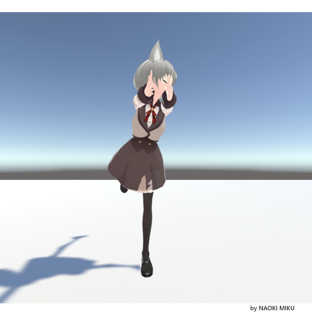 【無料】Unity リコリスリコイル - たきなの「さかなー」 ポーズ