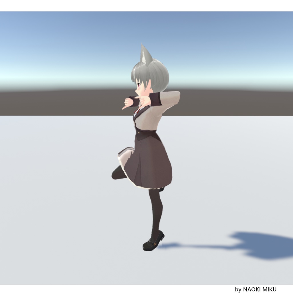【無料】Unity ノノノ 風ポーズ