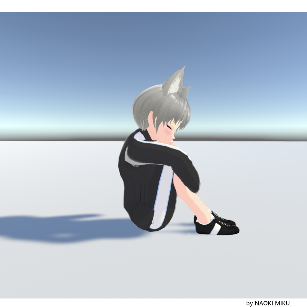 【無料】Unity 体育座り2 ポーズ