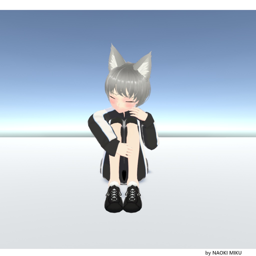 【無料】Unity 体育座り2 ポーズ