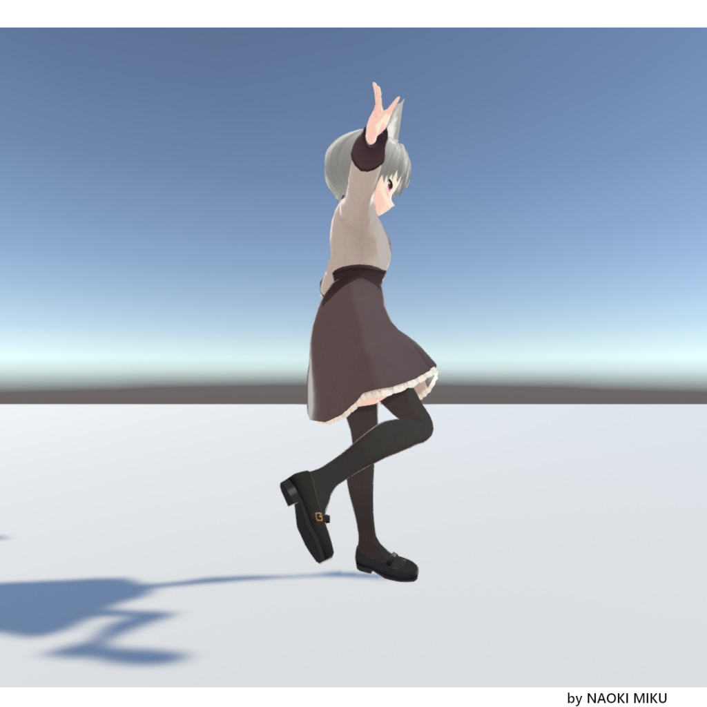 【無料】Unity 芹沢あさひ 風 ポーズ 2種類