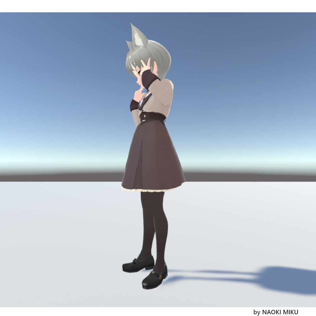 【無料】Unity 芹沢あさひ 風 ポーズ 2種類