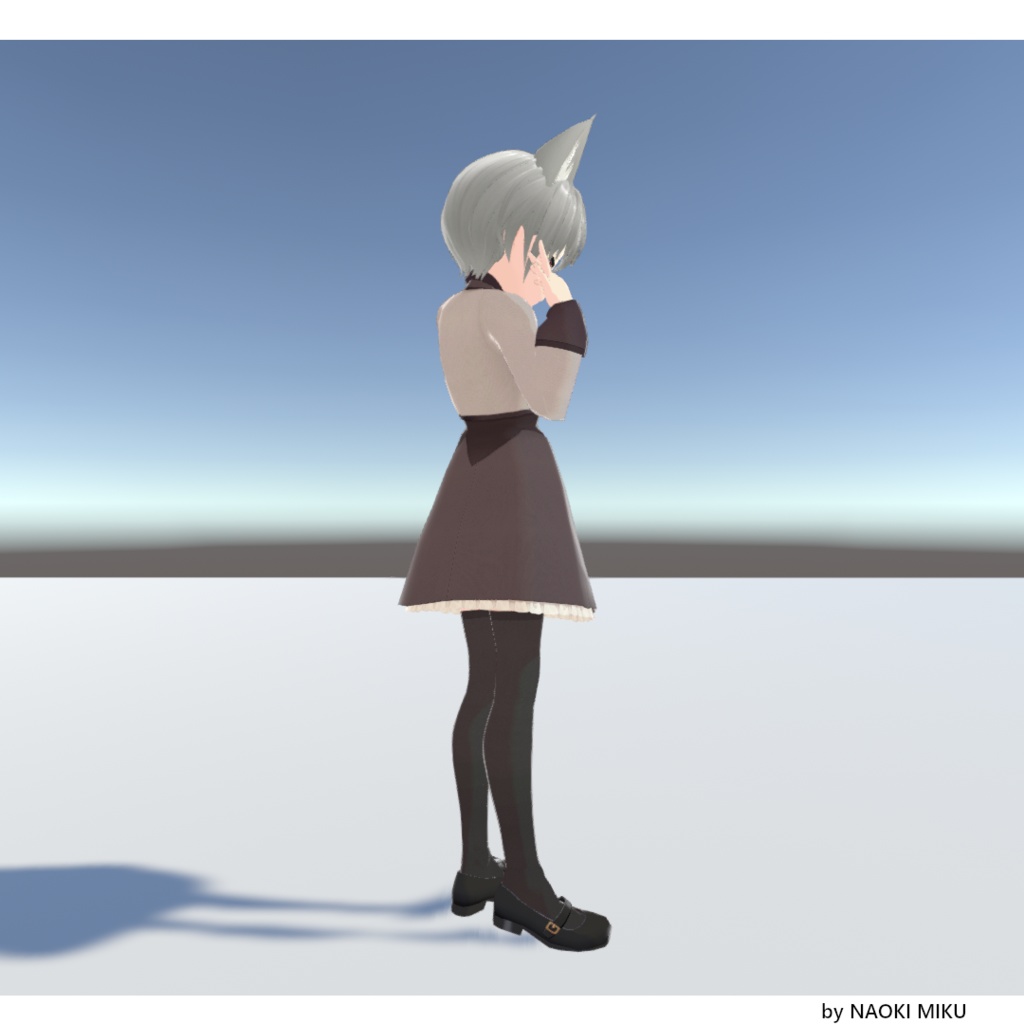 【無料】Unity 芹沢あさひ 風 ポーズ 2種類