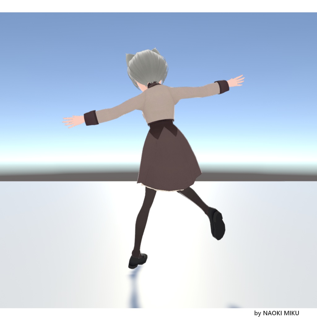 【無料】Unity 芹沢あさひ 風 ポーズ 2種類