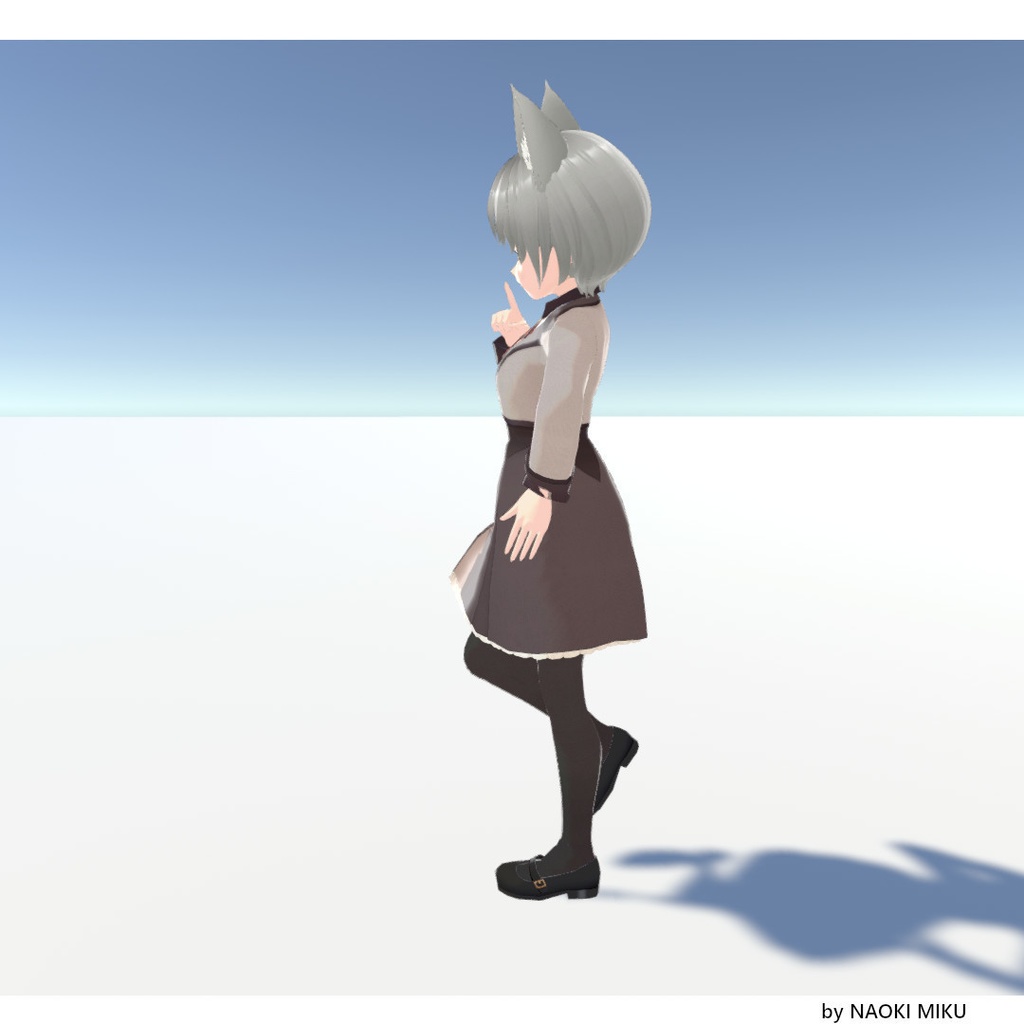 Unity 口に指を当てる ポーズ