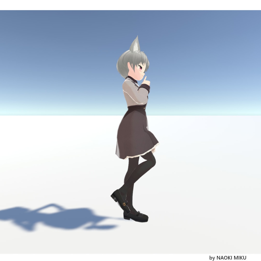 Unity 口に指を当てる ポーズ