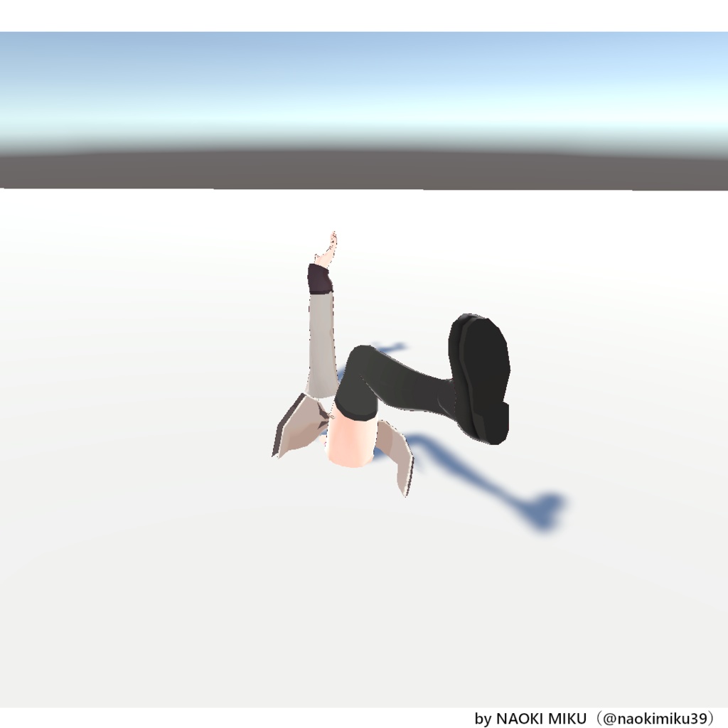 【無料】Unity もし感動しなかったら木の下に埋めて貰っても構わないよ ポーズ