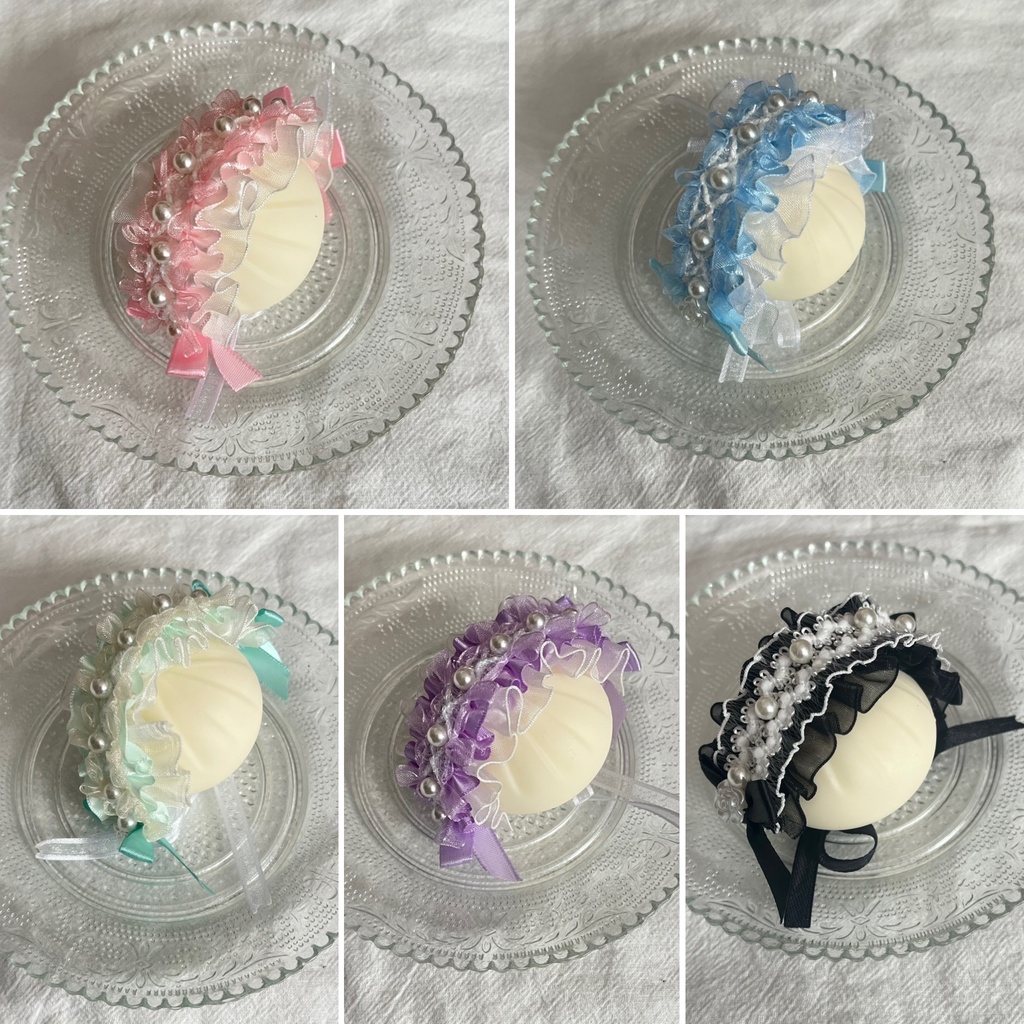 8cm用ヘッドドレス perl
