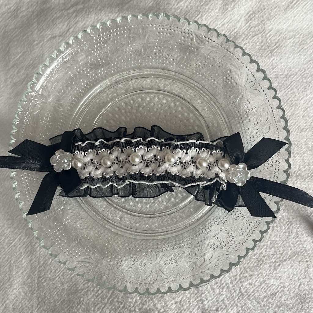 8cm用ヘッドドレス perl