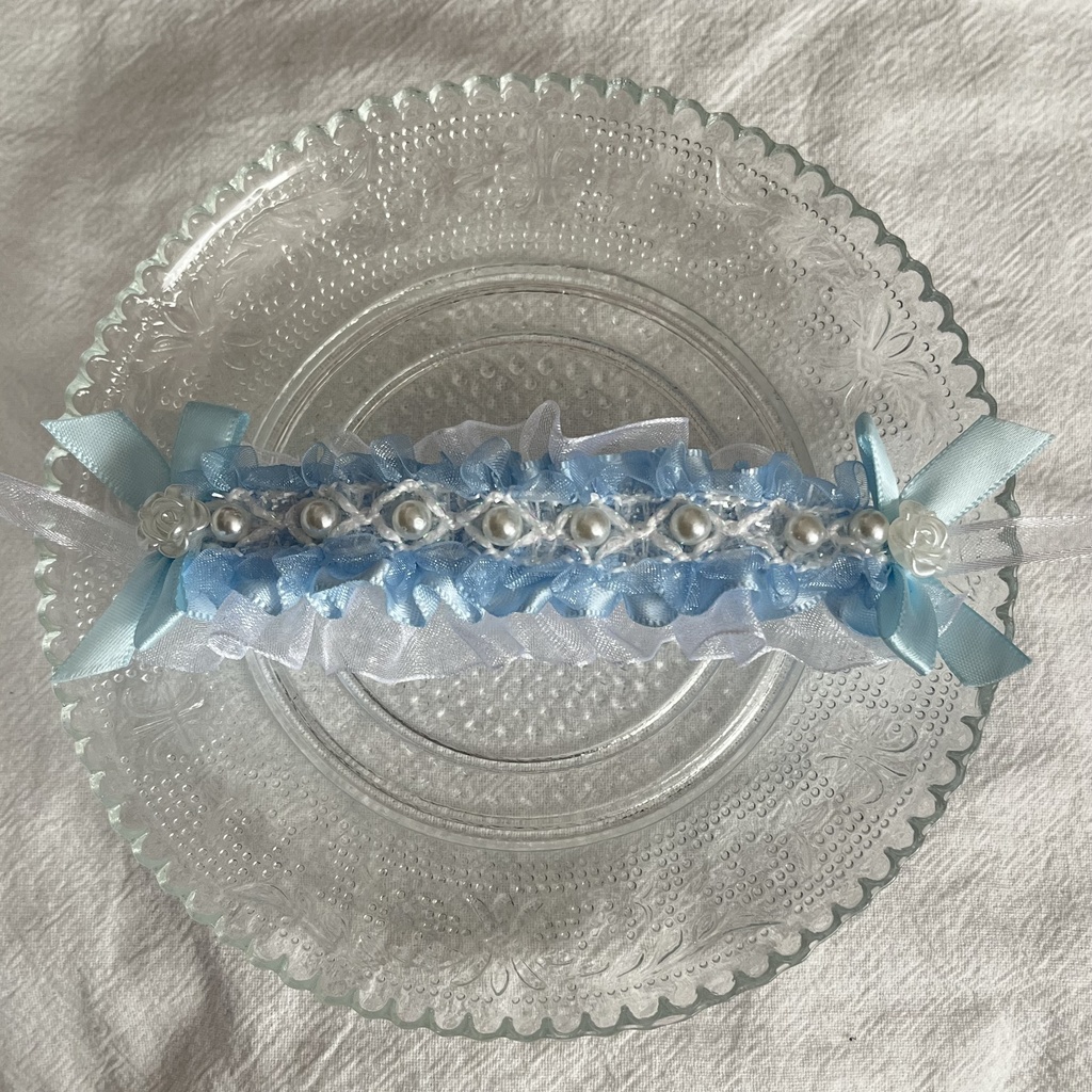 8cm用ヘッドドレス perl