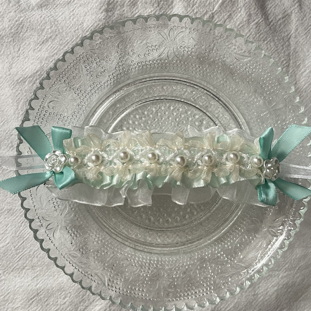 8cm用ヘッドドレス perl